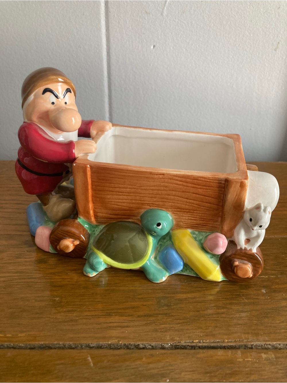 Grumpy from Snow White and the Seven Dwarfs With Cart